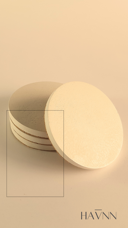 Round Concrete Coasters